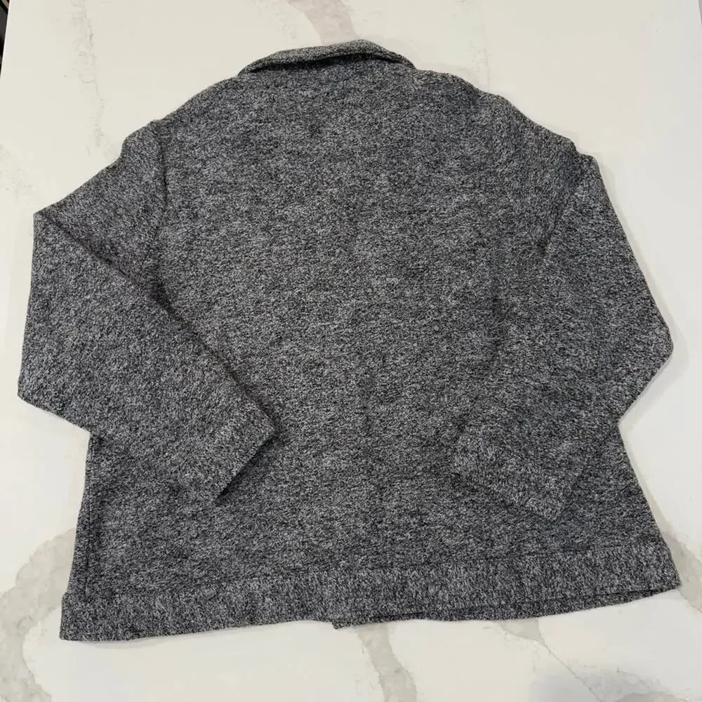 Cynthia Rowley NWT Button Up Jacket Blazer Shacket Gray Wool/Rayon Women’s 2X - Picture 5 of 7